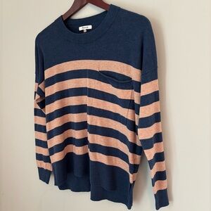 Madewell, Simple Cut, Small and Striped Overshirt -Pullover -Sweater -Study Vibe